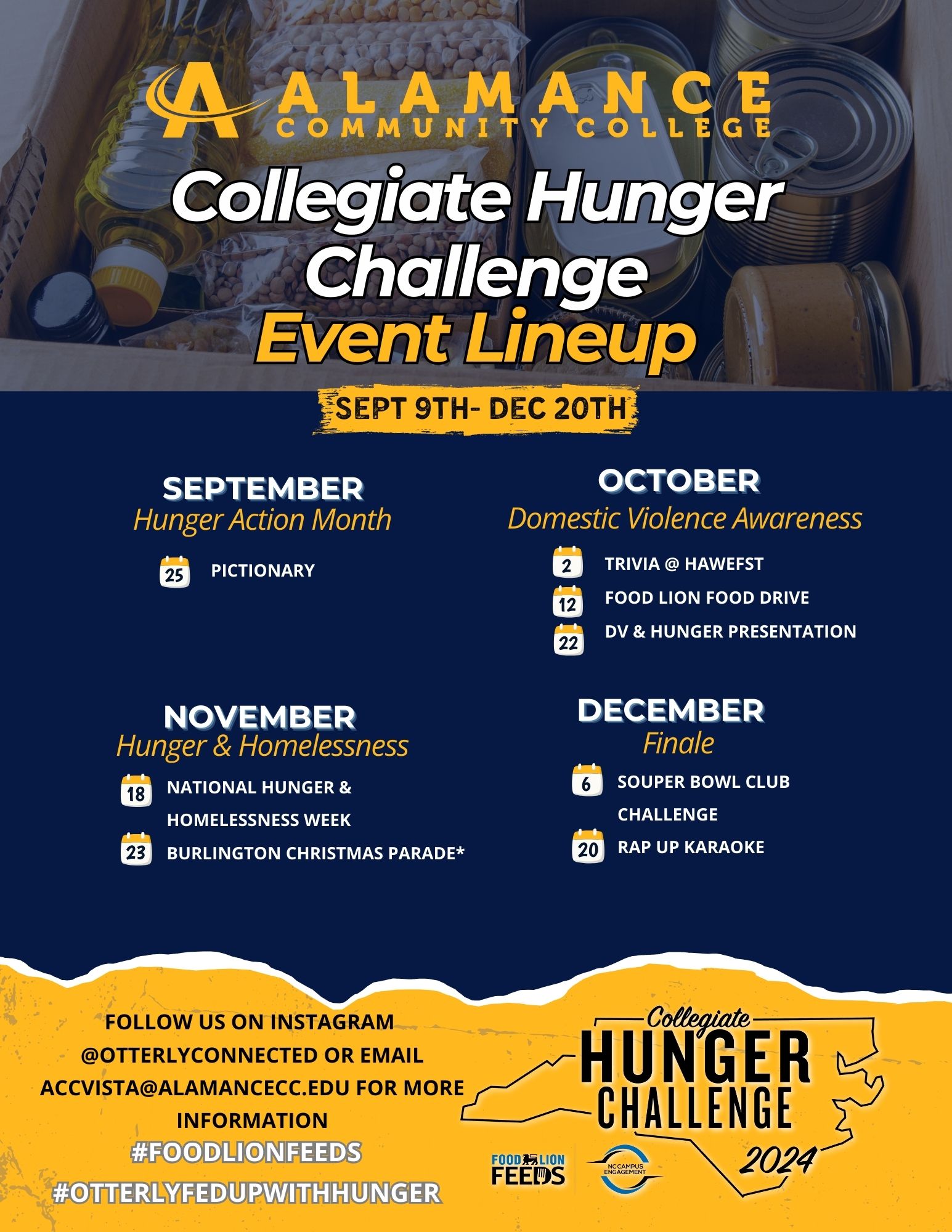 hunger challenge kick-off